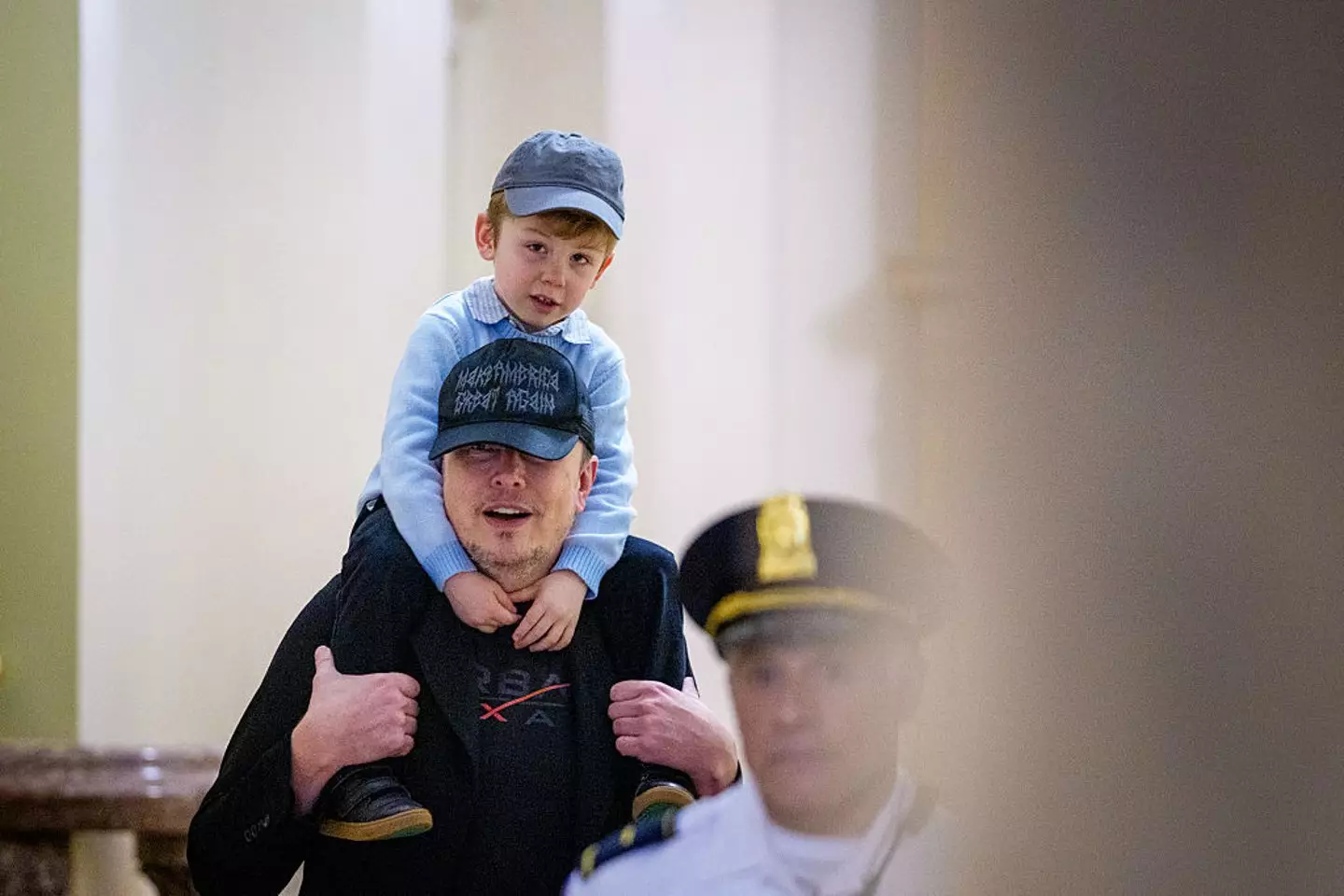 Musk reportedly has 14 children with four different women (Andrew Harnik/Getty Images)