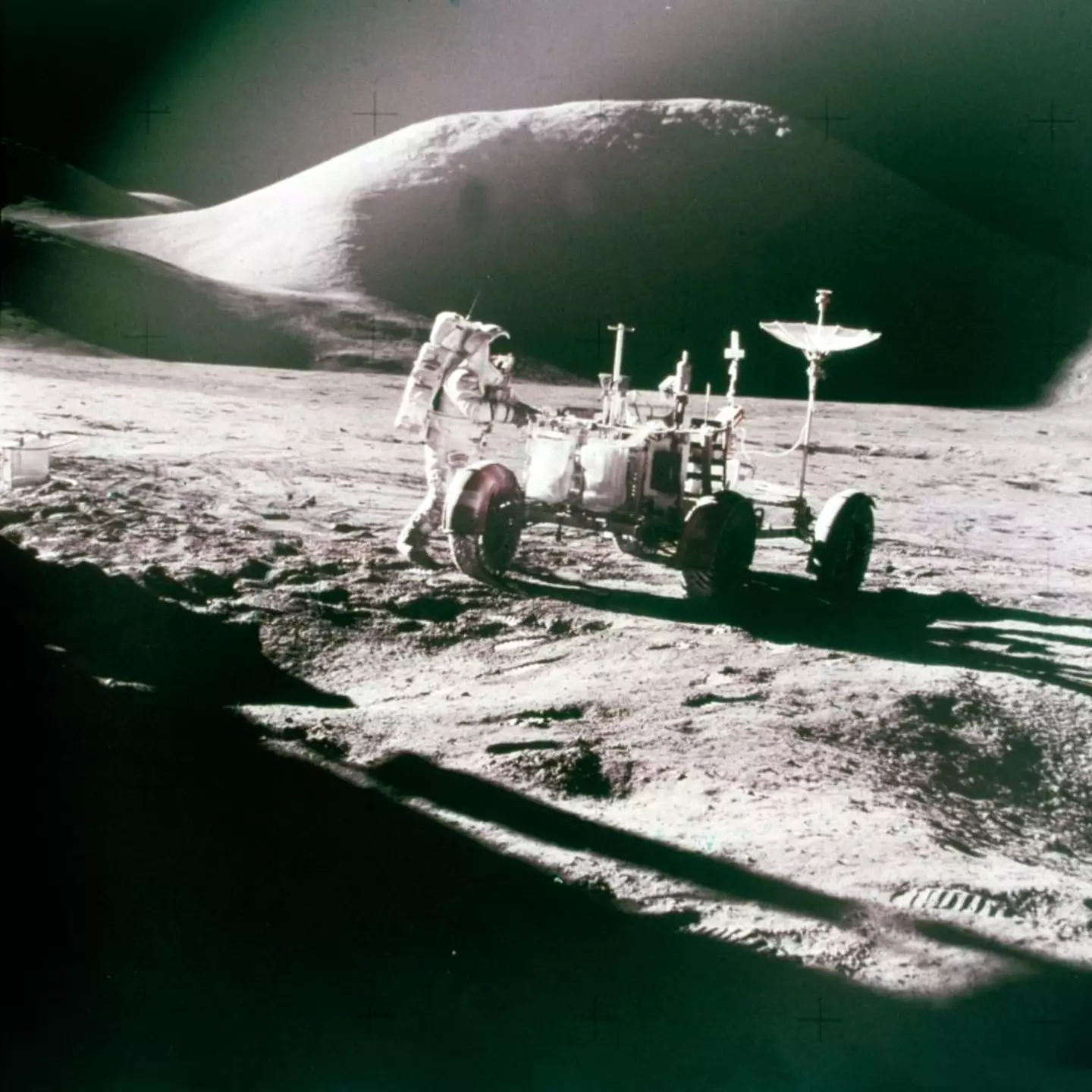 Three of the LRVs remain up on the Moon (Heritage Images / Contributor / Getty)