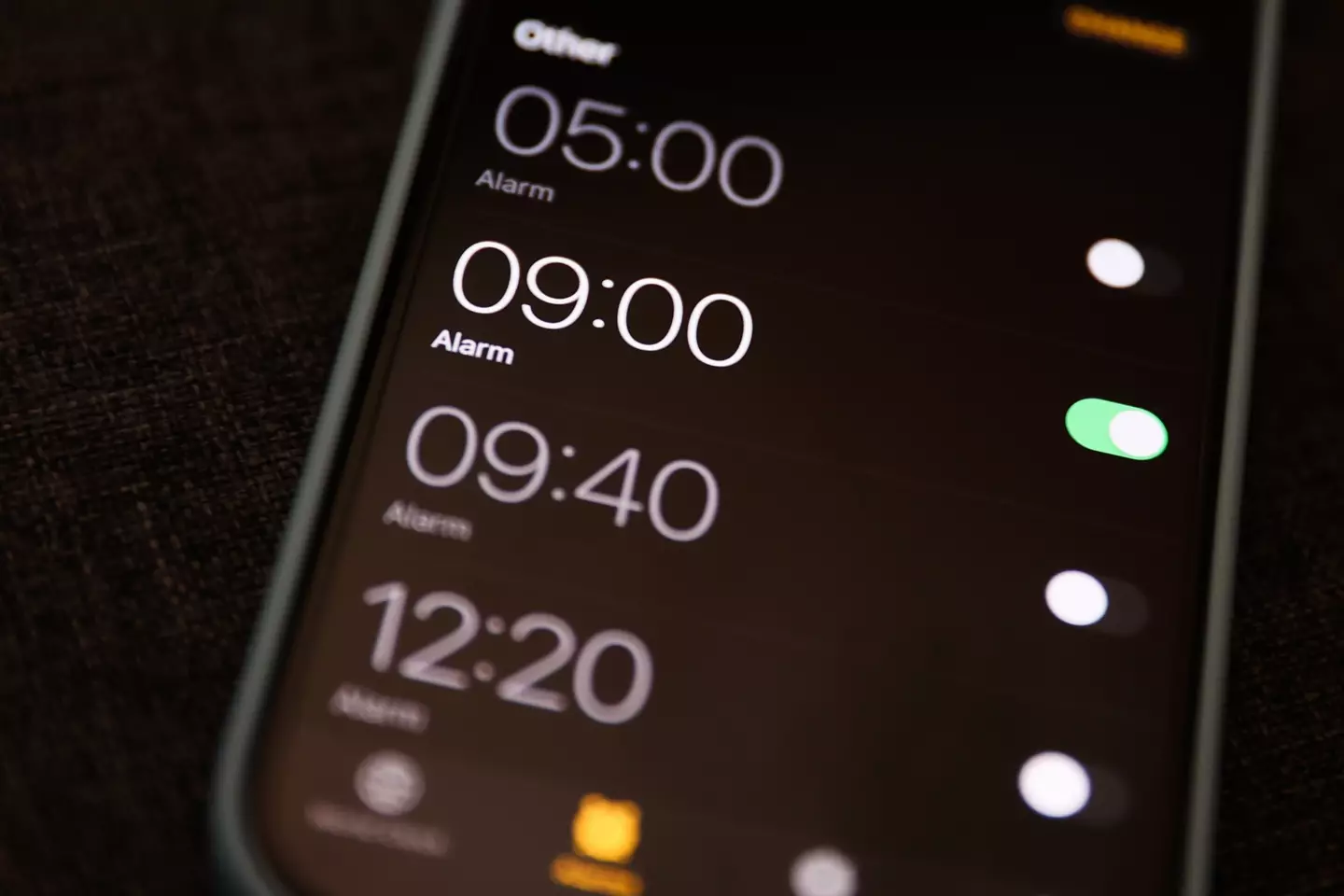 Some iPhone users are having issues with their Alarm app (Jakub Porzycki/NurPhoto via Getty Images)