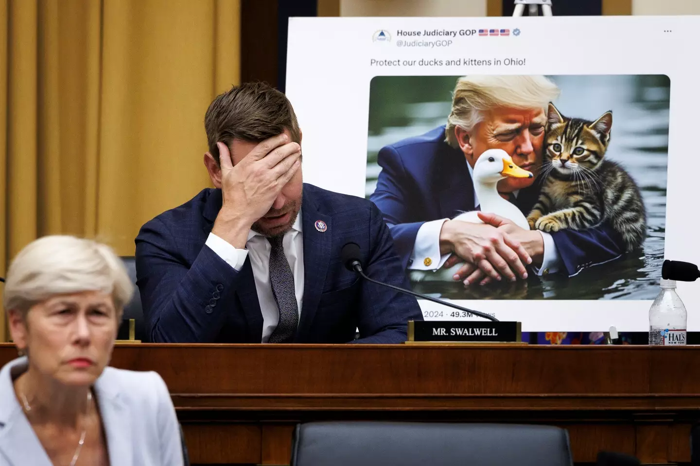 Donald Trump is looking to an AI future (Tom Brenner / Stringer / Getty)