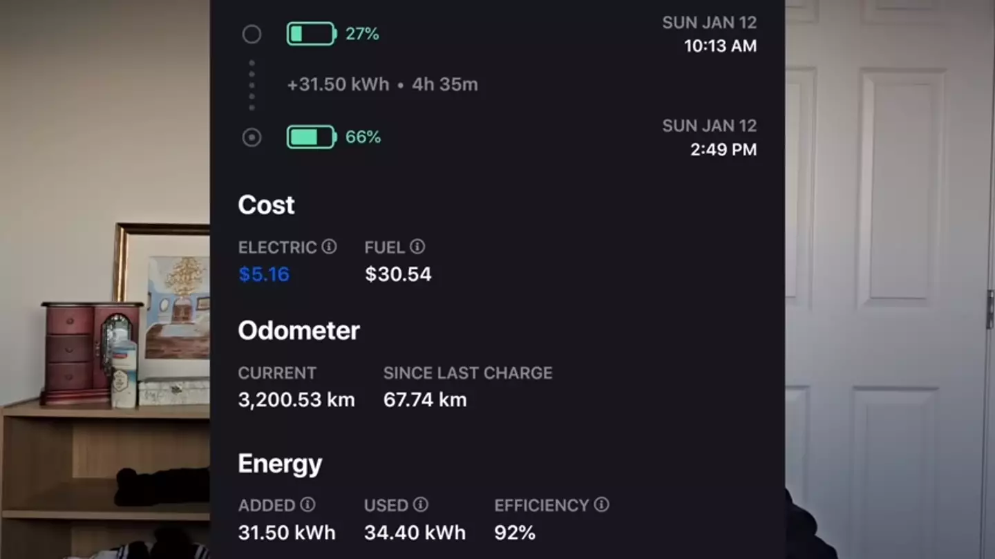 It's cheaper than you'd think to leave your car's heating running - something to consider on those colder days! (YouTube/FrozenTesla)