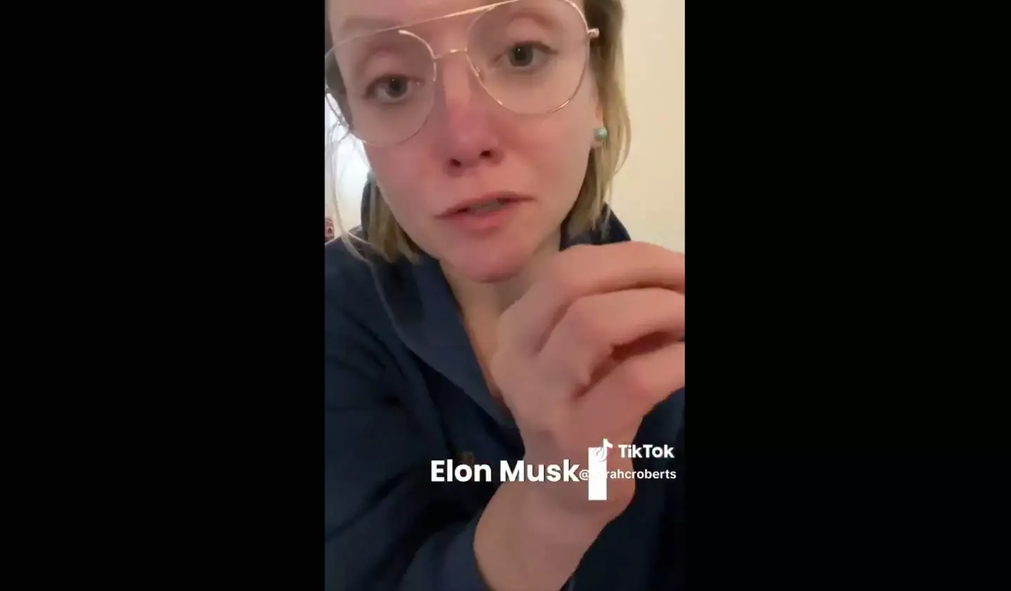 Sarah C. Roberts seemed to make threats toward Elon Musk (TikTok / Sarah C. Roberts)