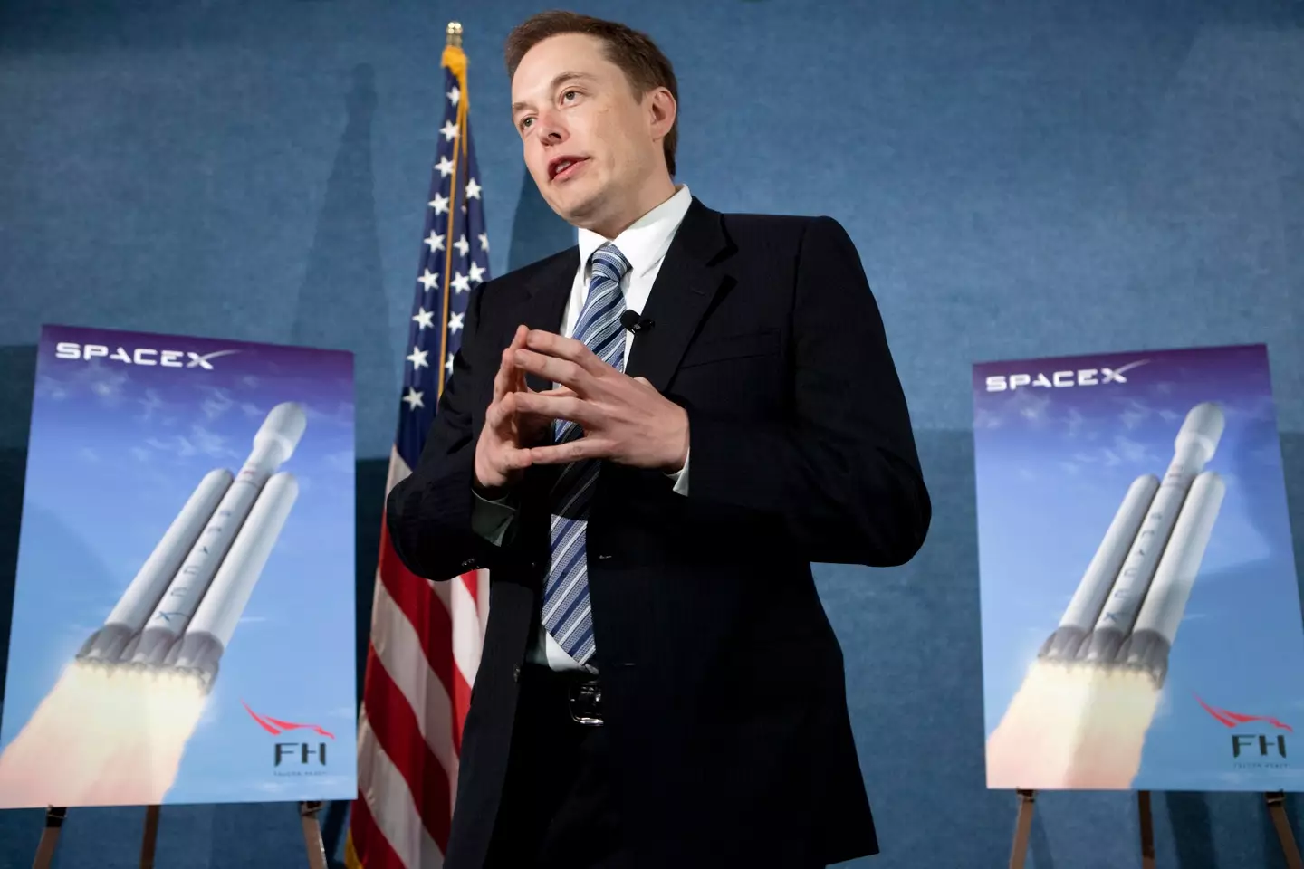 Elon Musk has had his sights set on Mars for a long time (Brendan Hoffman/Bloomberg via Getty Images)