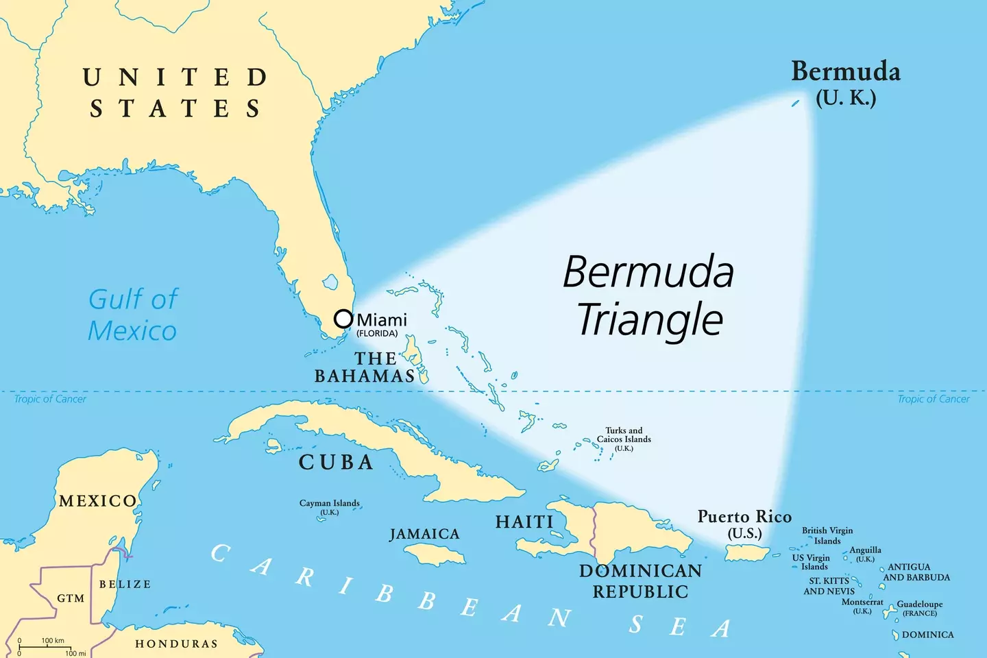 The Bermuda Triangle has long been the focus of urban legends (PeterHermesFurian/Getty)