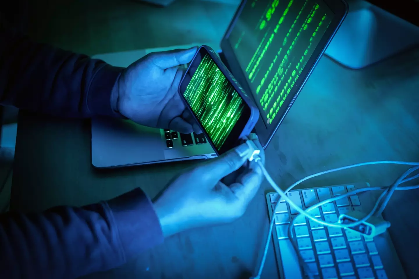 Hackers can use cables with built-in Wi-Fi to steal your private credentials. (boonchai wedmakawand via Getty images.)