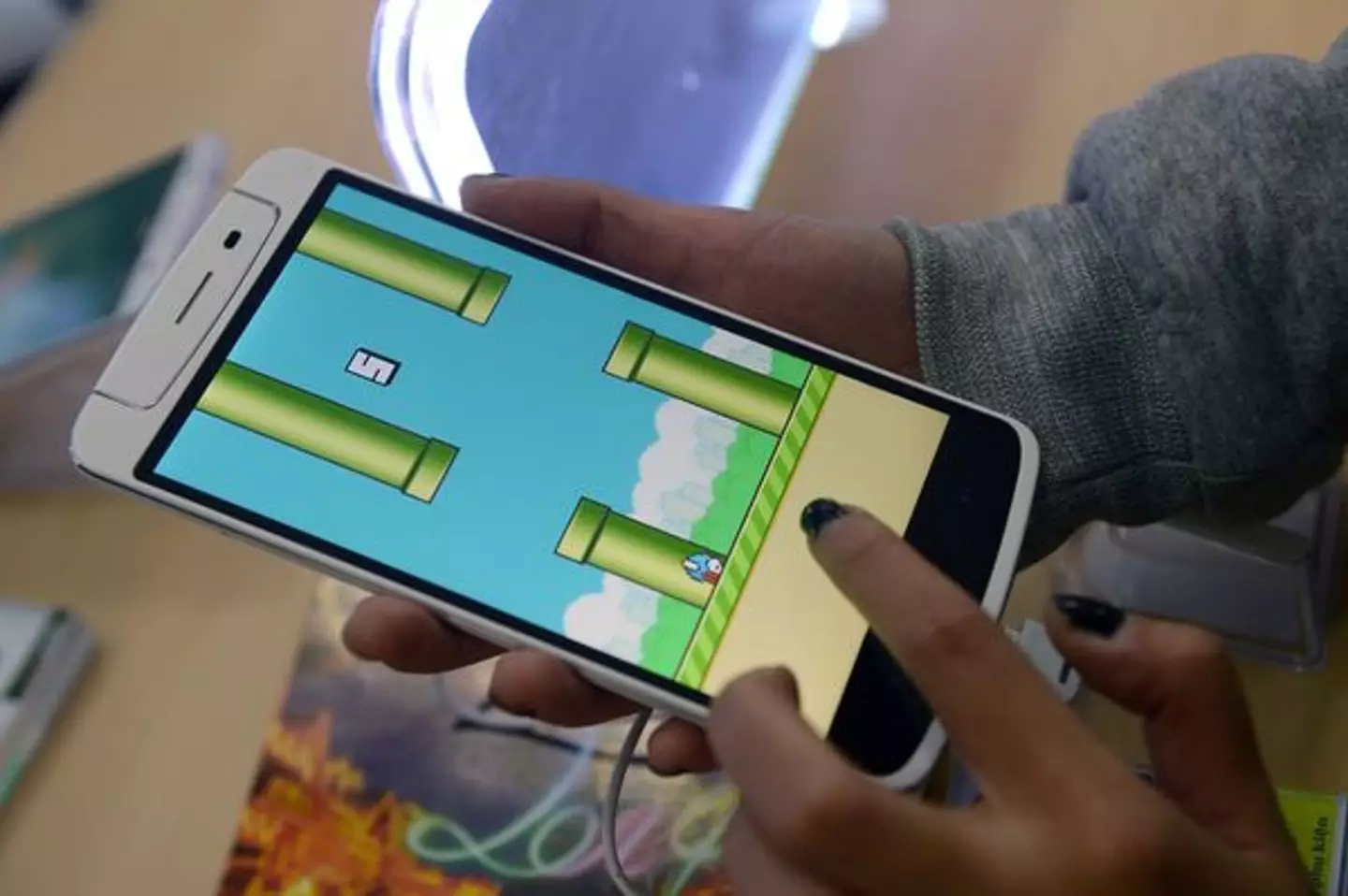 The Flappy Bird game took the world by storm in 2014 (HOANG DINH NAM/AFP via Getty Images)