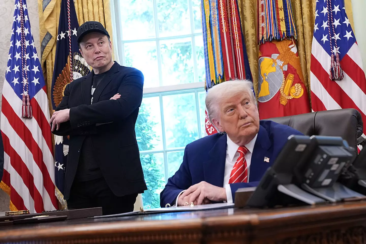 It looks like an explosive end to the relationship between Musk and Trump (Kevin Dietsch / Staff / Getty)