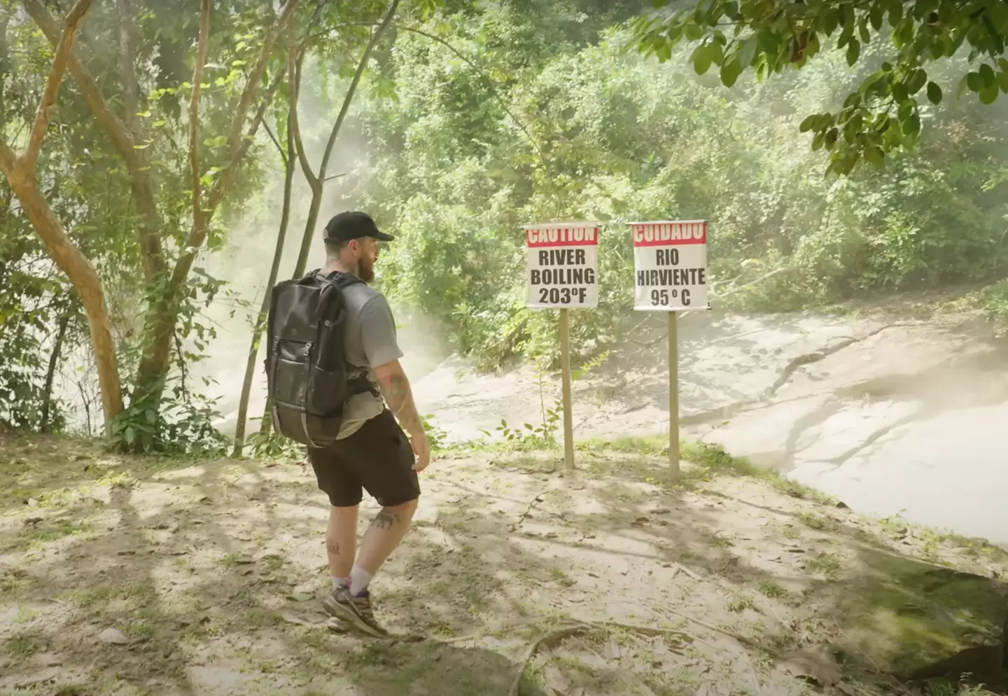 YouTuber Jay Swingler documented his own journey to the river (YouTube/@JaySwingler)