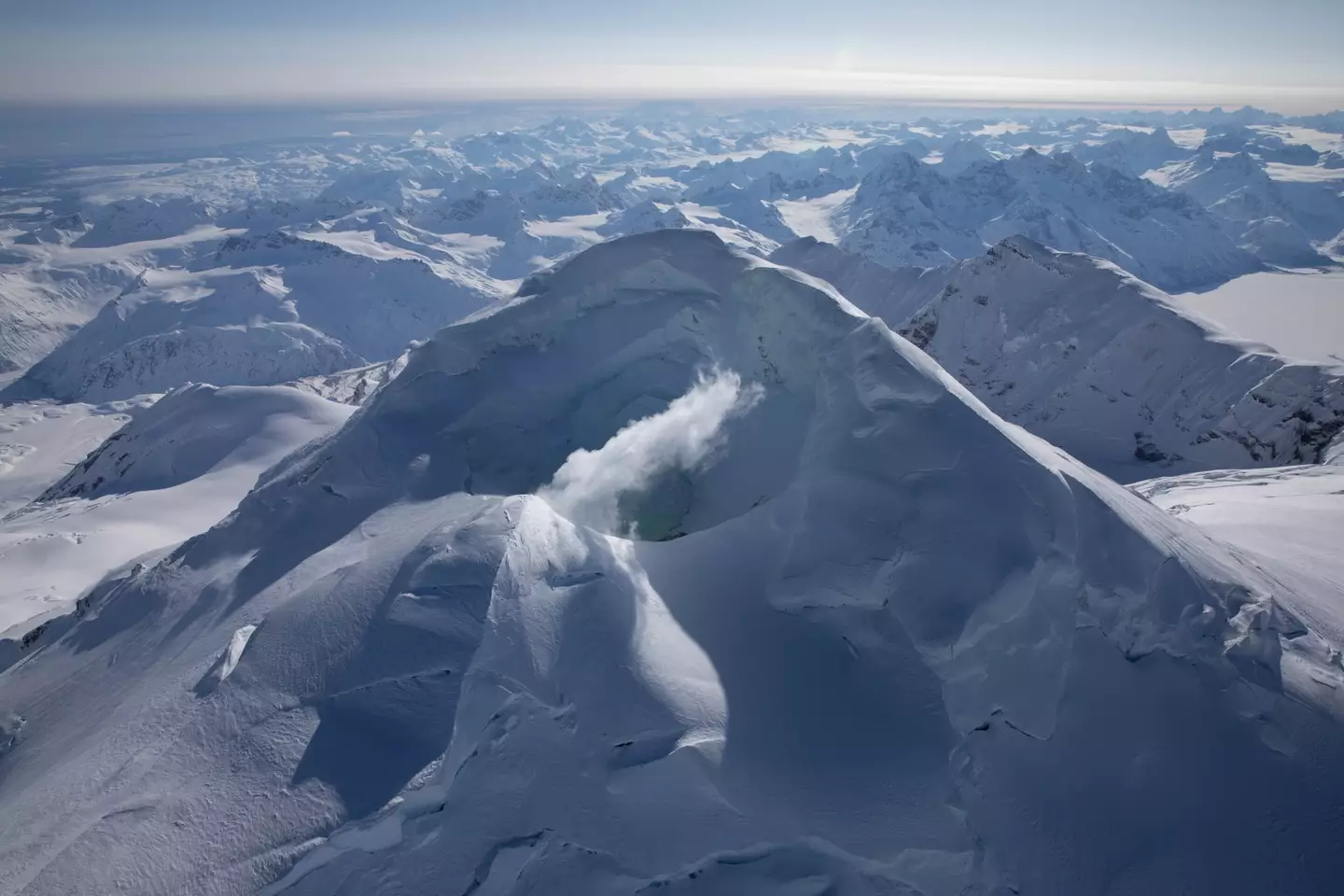 Scientists are closely monitoring the Alaskan volcano as its activity increases (Dane Ketner/Alaska Volcano Observatory/U.S. Geological Survey)
