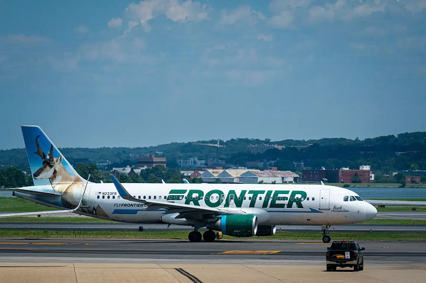 Frontier's GoWild! Annual Pass offers unlimited flights across the airline's entire network for $599 per year. (Bloomberg/Contributor/Getty)
