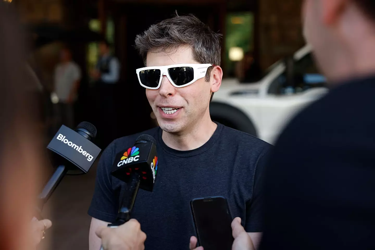 Sam Altman has spoken out about the effects certain searches have on ChatGPT (Kevin Dietsch/Getty Images)