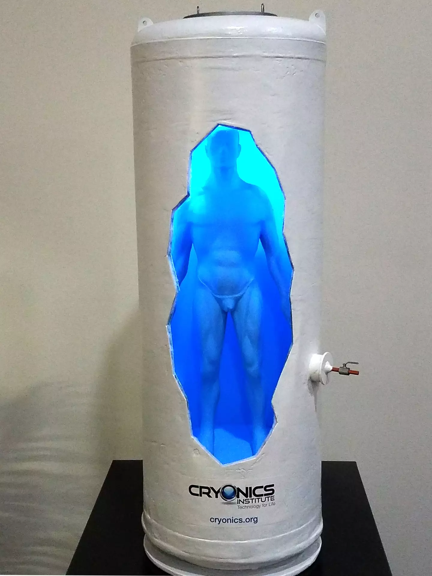 The bodies are frozen in liquid nitrogen (Cryonics Institute)