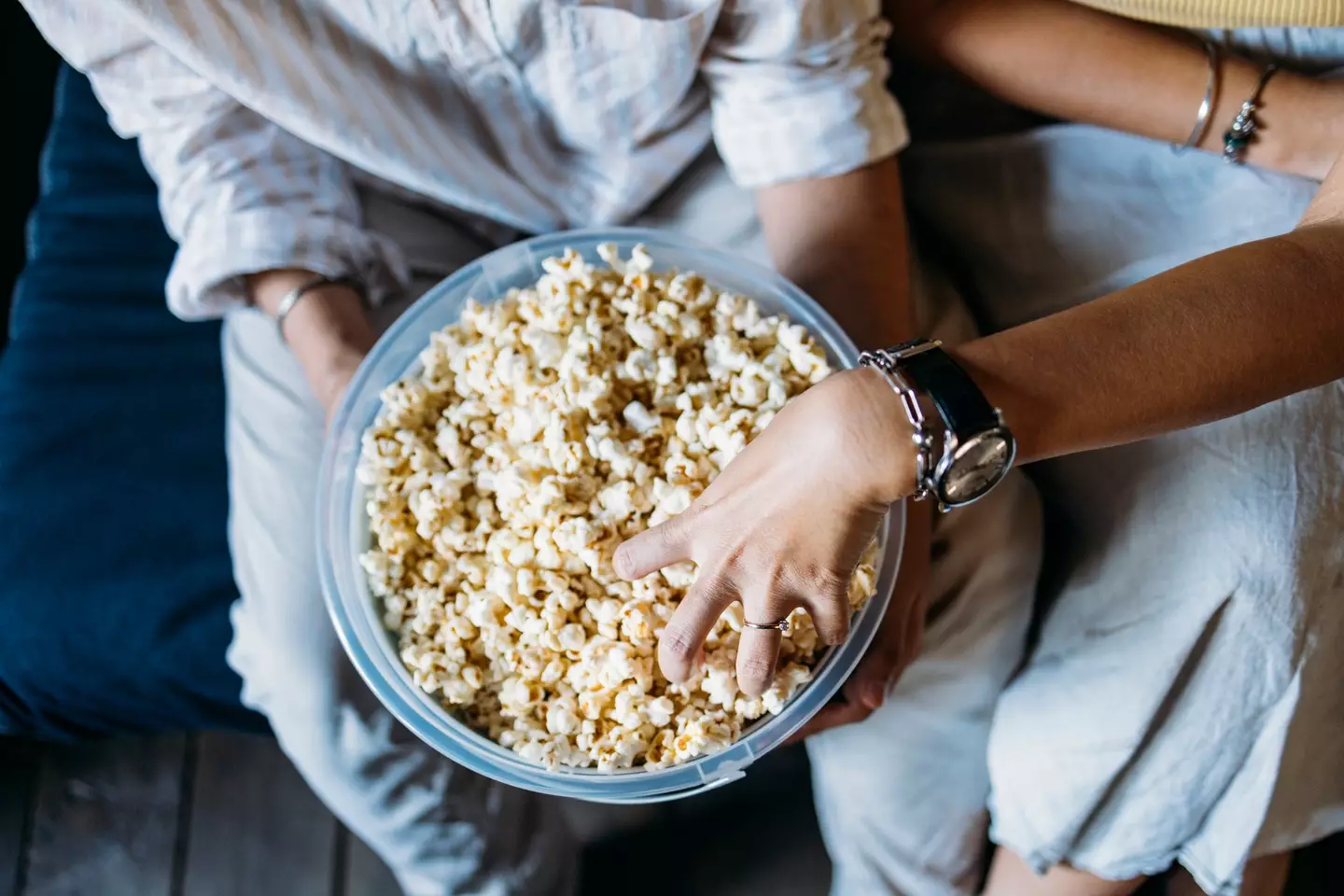 The condition came after years of inhaling the smell of artificial butter flavoring (FreshSplash/Getty Images)