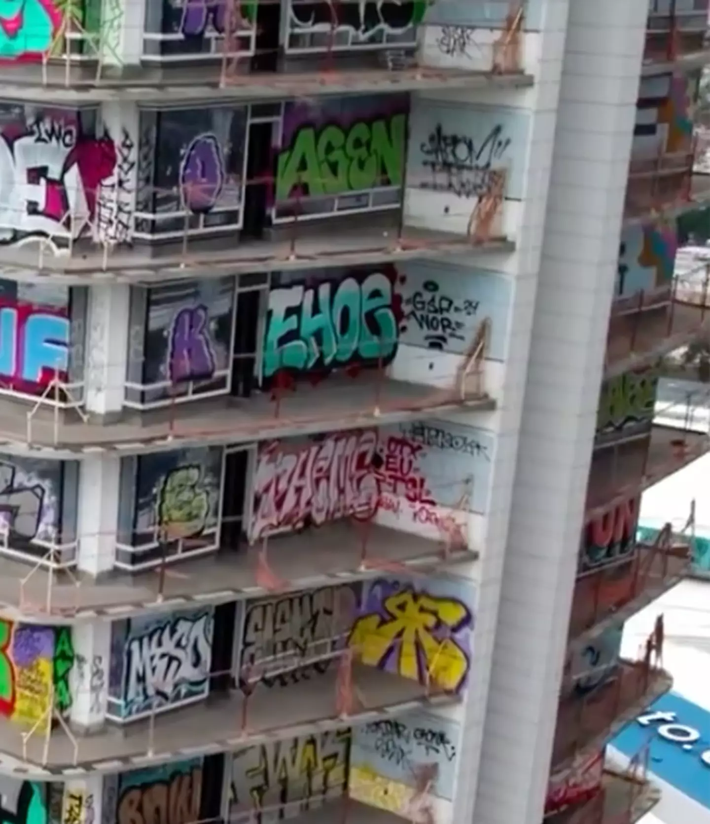 The abandoned project was intended for luxury condos / thedopeacademy/TikTok