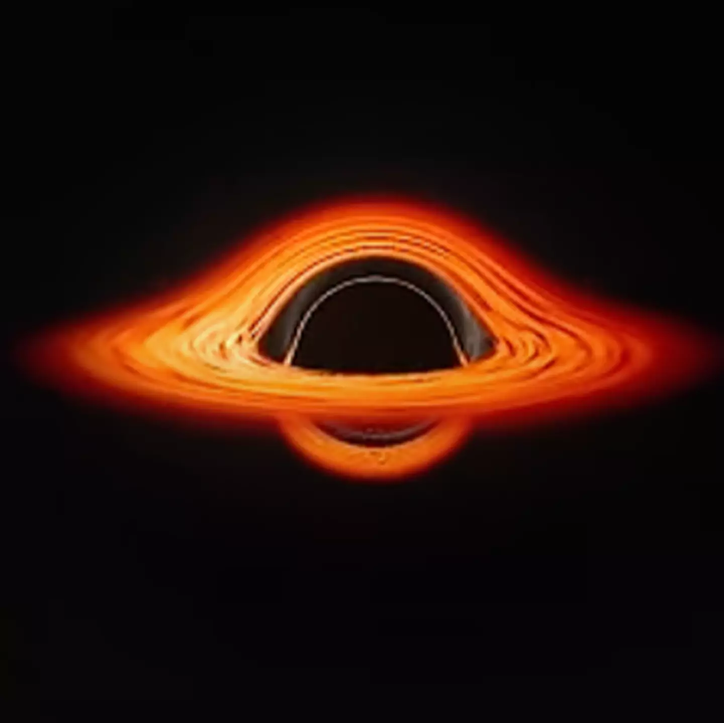 People can’t stop watching ‘mesmerizing’ simulation of what it would be like plunging into black hole