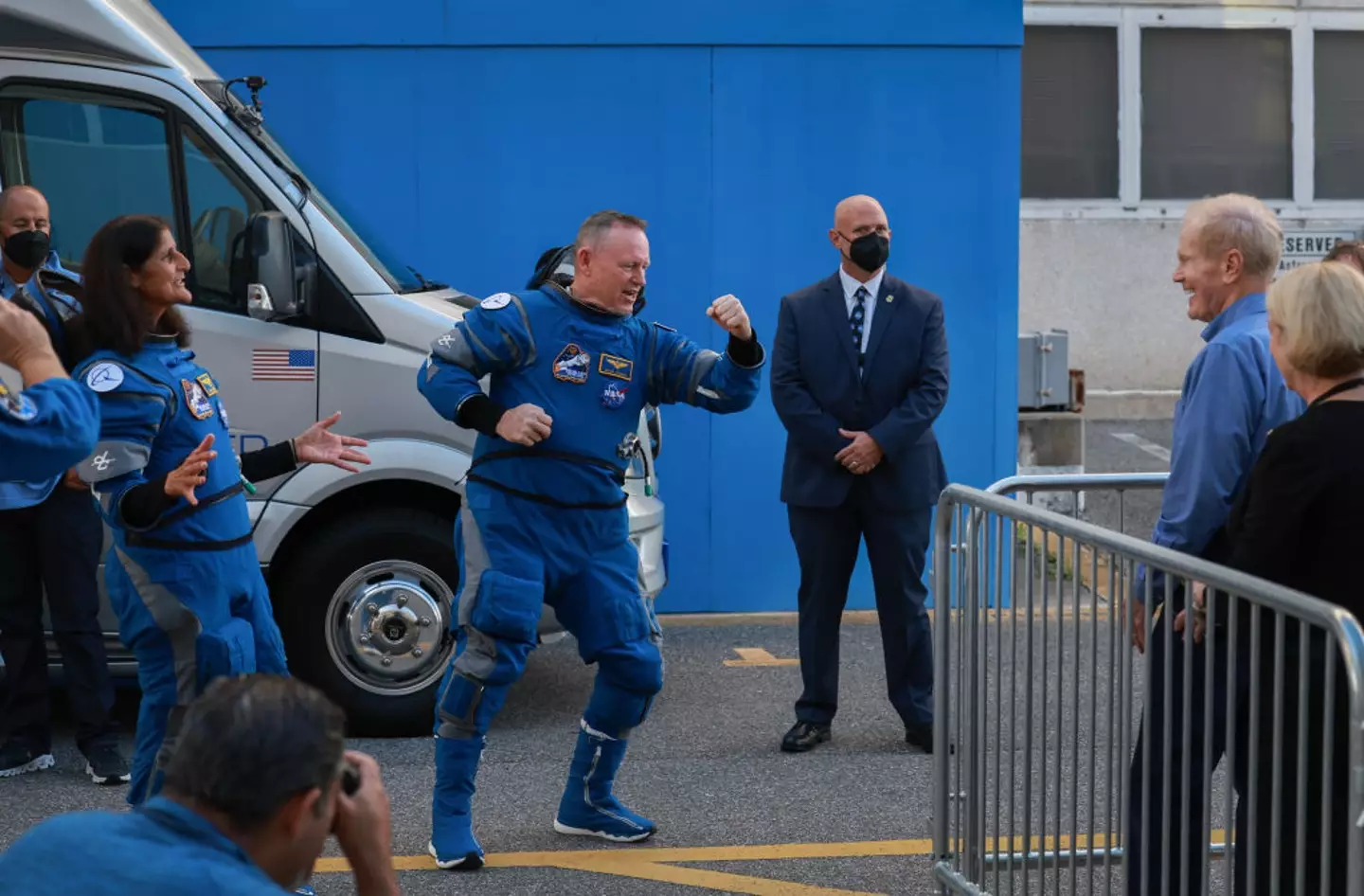 Williams and Wilmore are finally on their way back to Earth after 285 days in space (Joe Raedle/Getty Images)