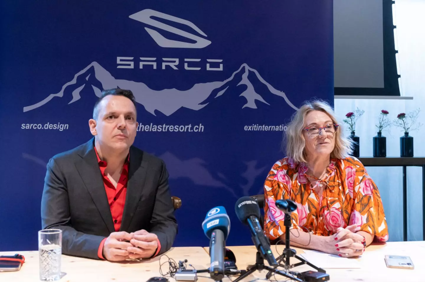 Stewart explains how it only costs $21 to use the Sarco Pod (ARND WIEGMANN / Contributor)