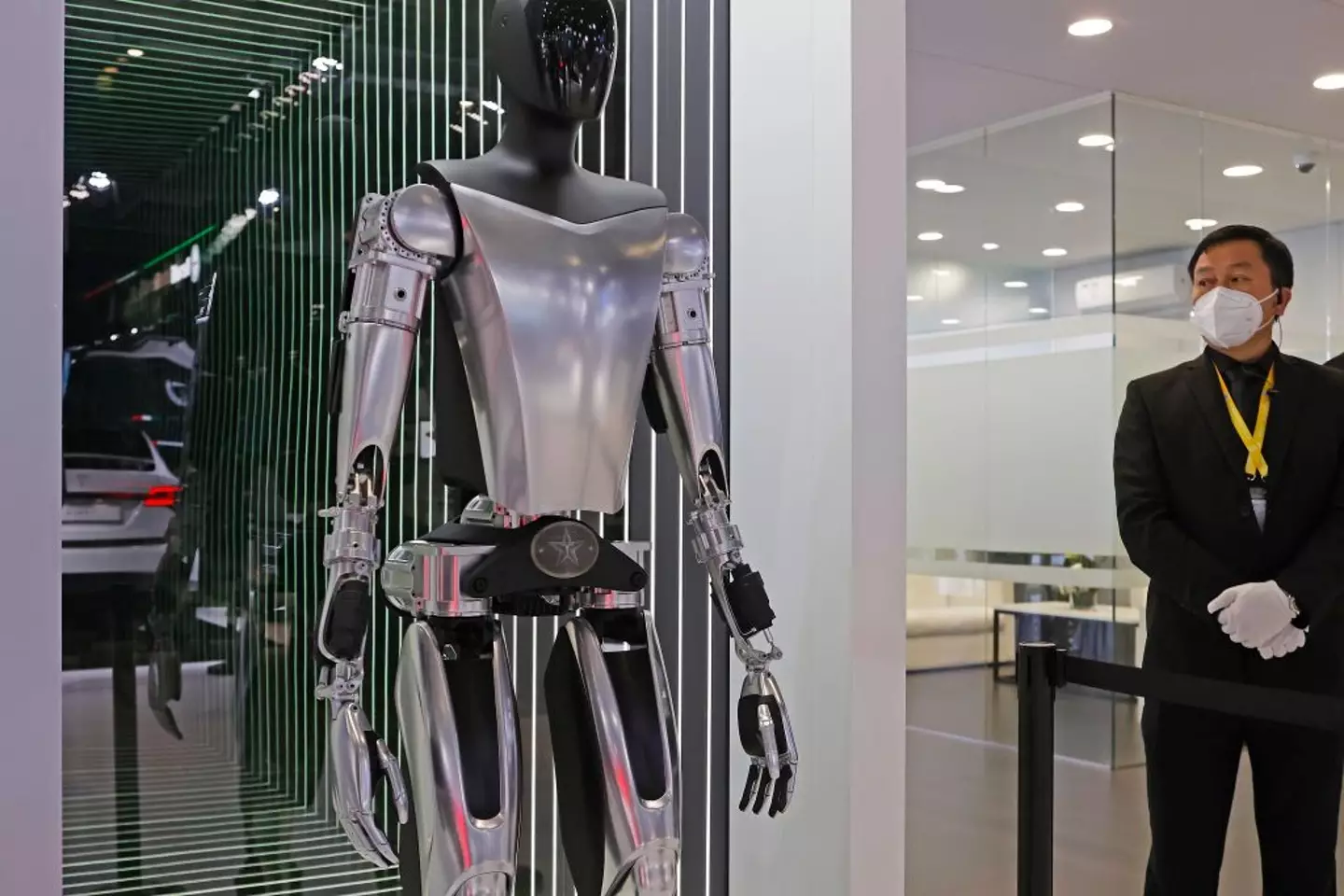 The humanoid robot could be mass produced as early as next year (Yin Liqin/China News Service via Getty Images)