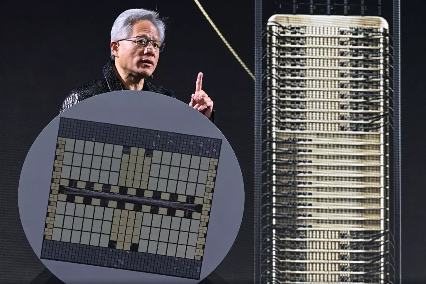 The release of DeepSeek has caused the Nvidia CEO to lose around $20 billion in just one day (Artur Widak/NurPhoto via Getty Images)