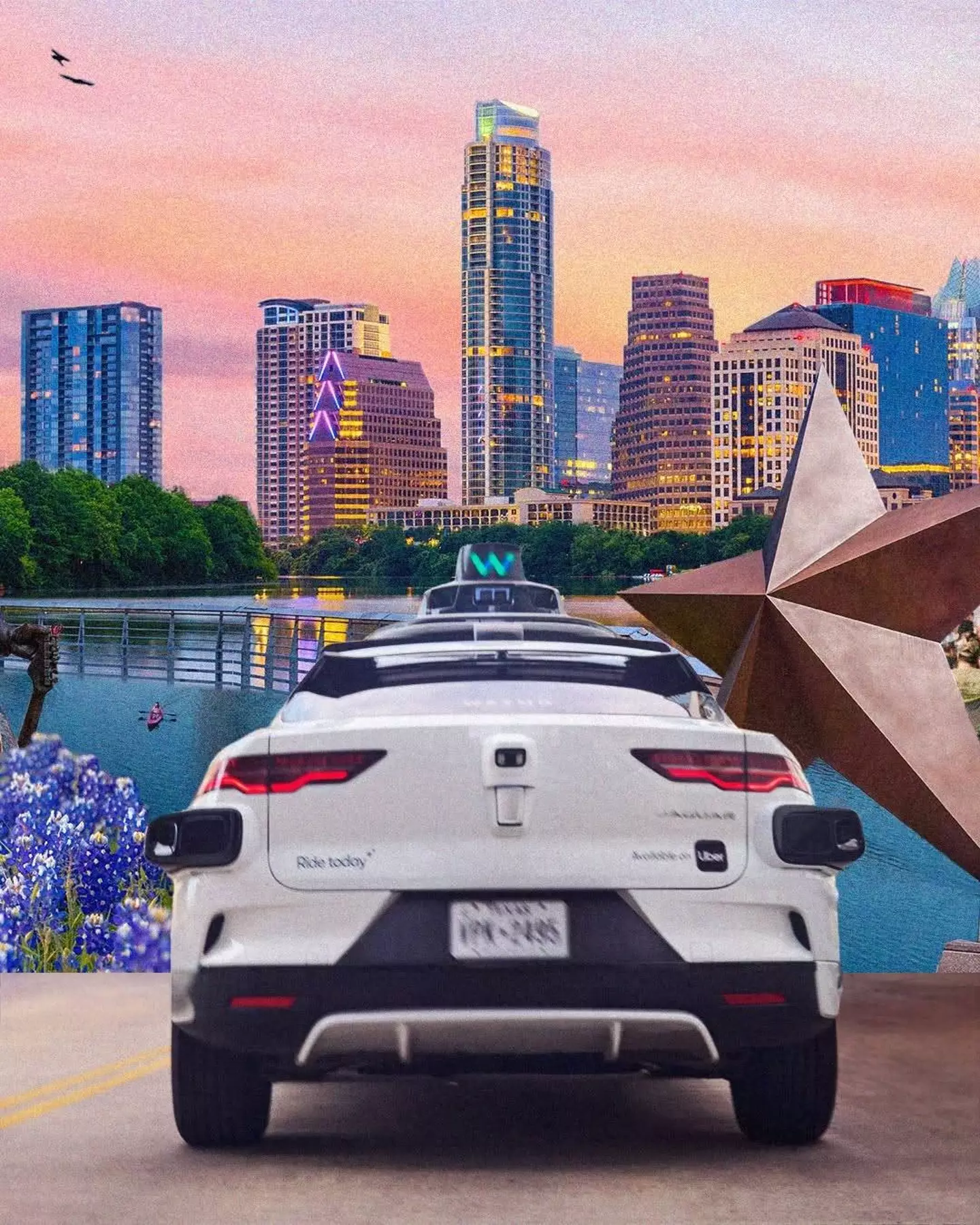 Waymo is said to be working with the police to figure out what happened (Instagram / Waymo)