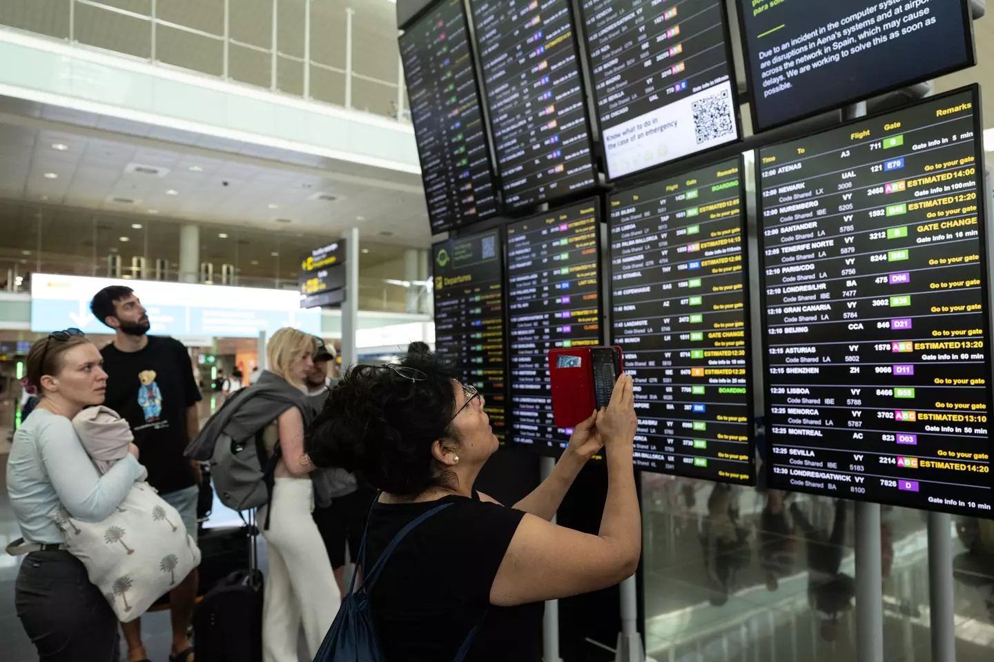Flights have been grounded due to the outage (David Ramos/Getty Images)