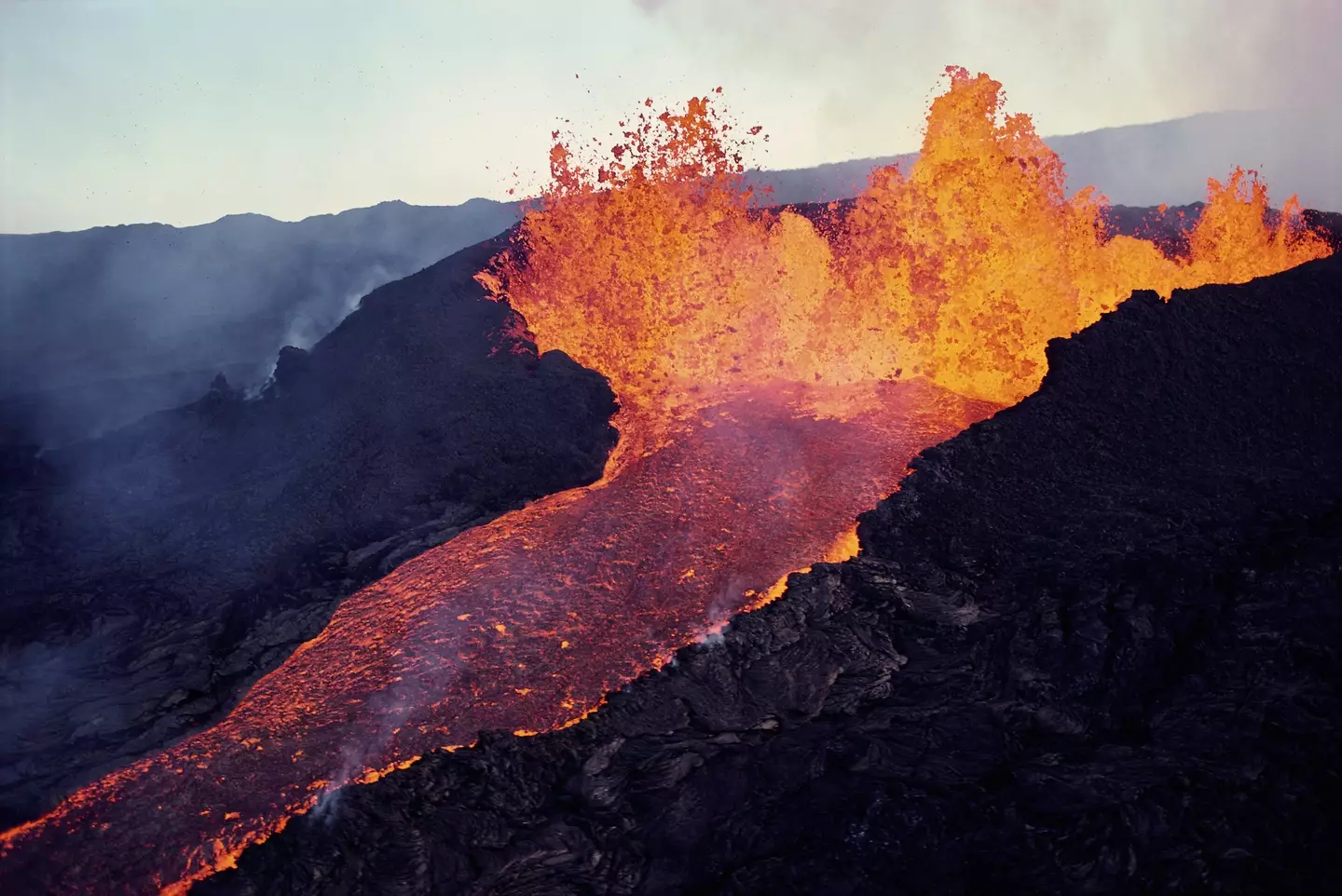 The volcano is still active and could erupt any second (Jim Sugar/Getty Images)