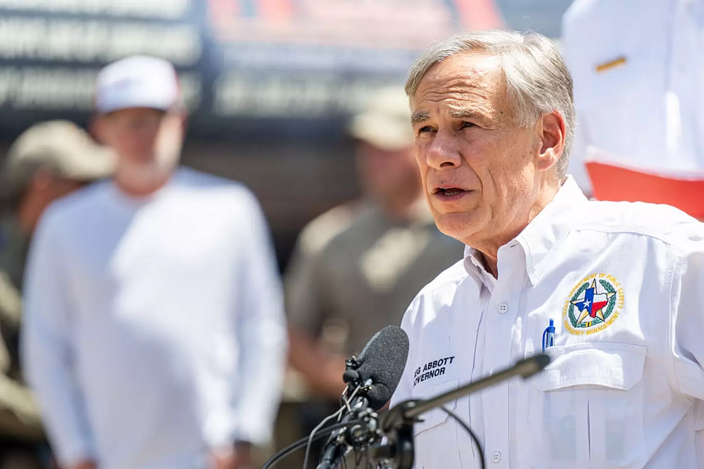 Greg Abbott and the Texas Governor's office have repeatedly pushed back against requests to release communications with Musk (Brandon Bell/Getty Images)