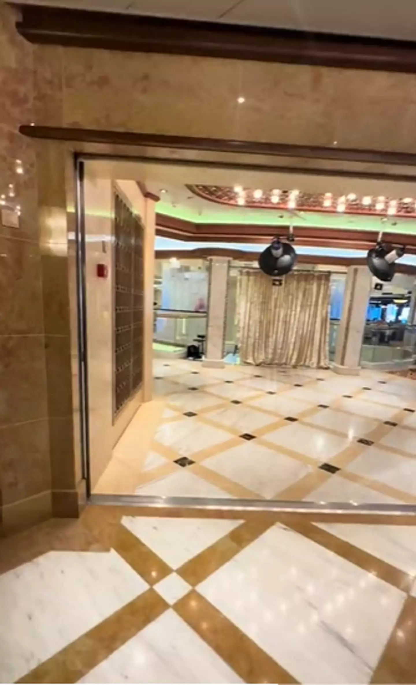 Check out Amber Olivia's daily 'commute' on a cruise ship.