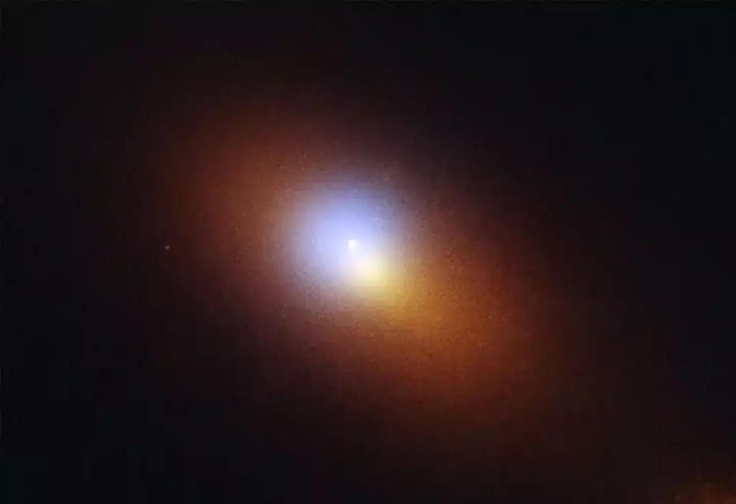 Scientists have speculated the origin of this deadly 'invisible' black hole at the fringes of a host galaxy (NASA/ESA/STScl/Yuhan Yao/Joseph DePasquale)