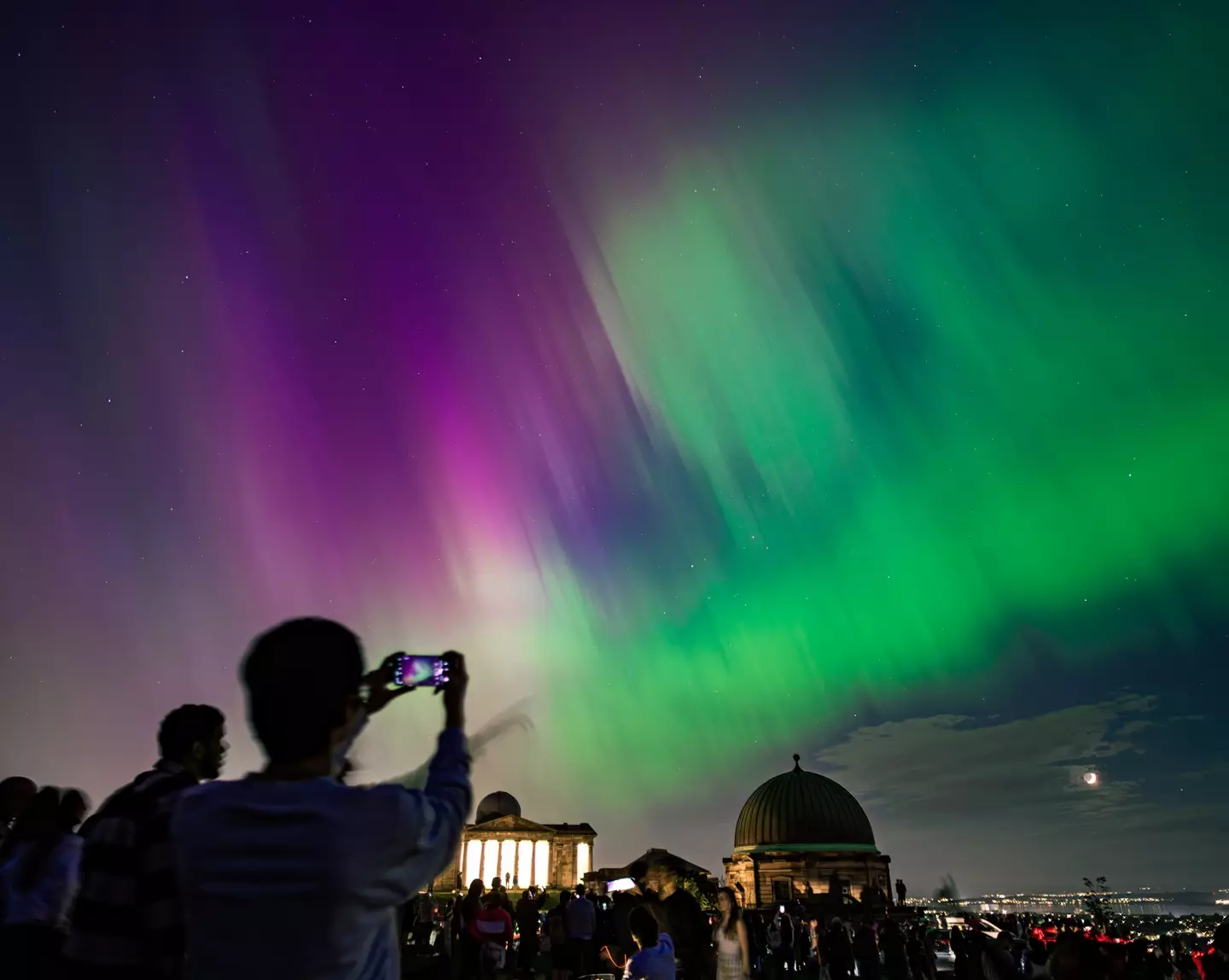 Geomagnetic storms have meant we have been able to see the northern lights more than usual (Ruicheng Yao/Getty)
