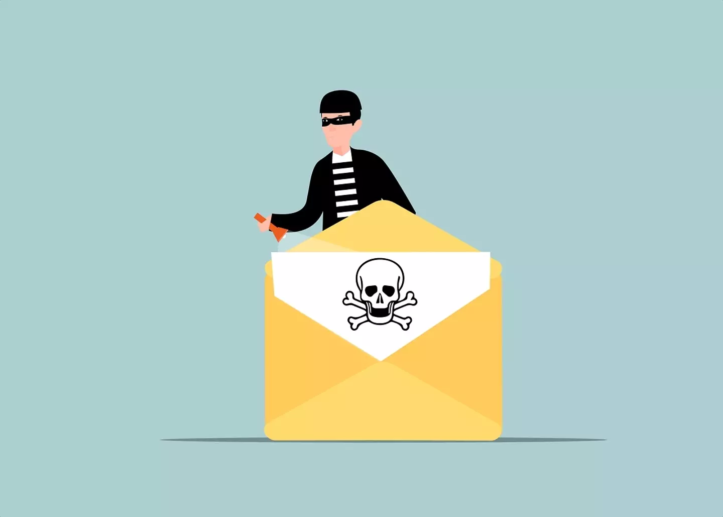 Art of an email phishing scam (Pixabay)