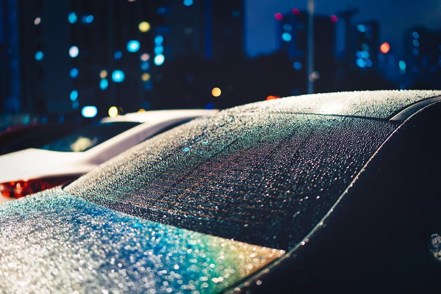 The lines act as a defroster for the rear window (shunli zhao/Getty Images)