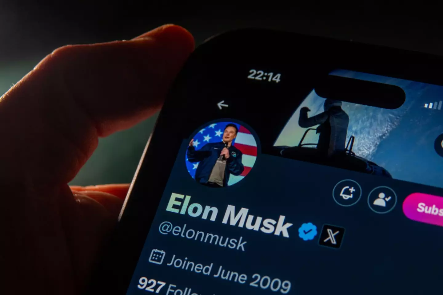 Elon Musk clapped back at the 'hacktivist' group on X, formerly Twitter (Anna Barclay/Getty Images)