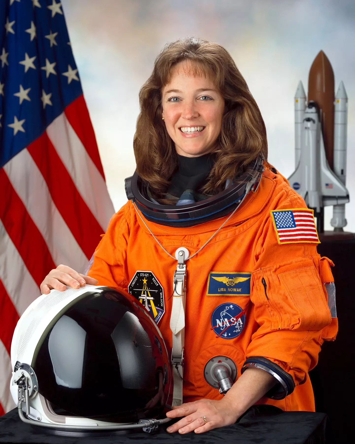 The former astronaut wore an adult diaper to drive from Houston to Orlando to attack the woman (NASA via Getty Images)