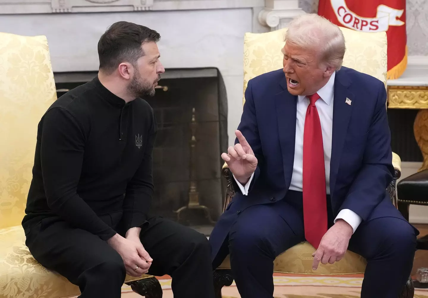Zelensky and Trump held tense talks at the White House (Andrew Harnik/Getty Images)