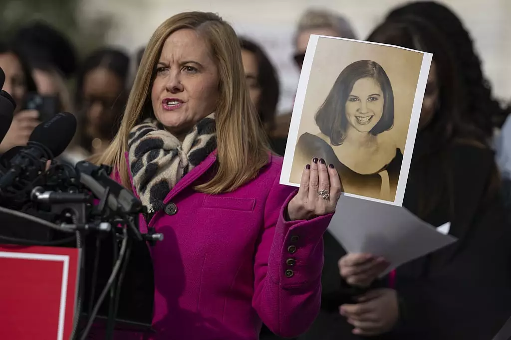 Epstein survivor Liz Stein has criticized the redactions within the Epstein files, claiming that they are protecting perpetrators and not victims (Celal Gunes/Anadolu via Getty Images)