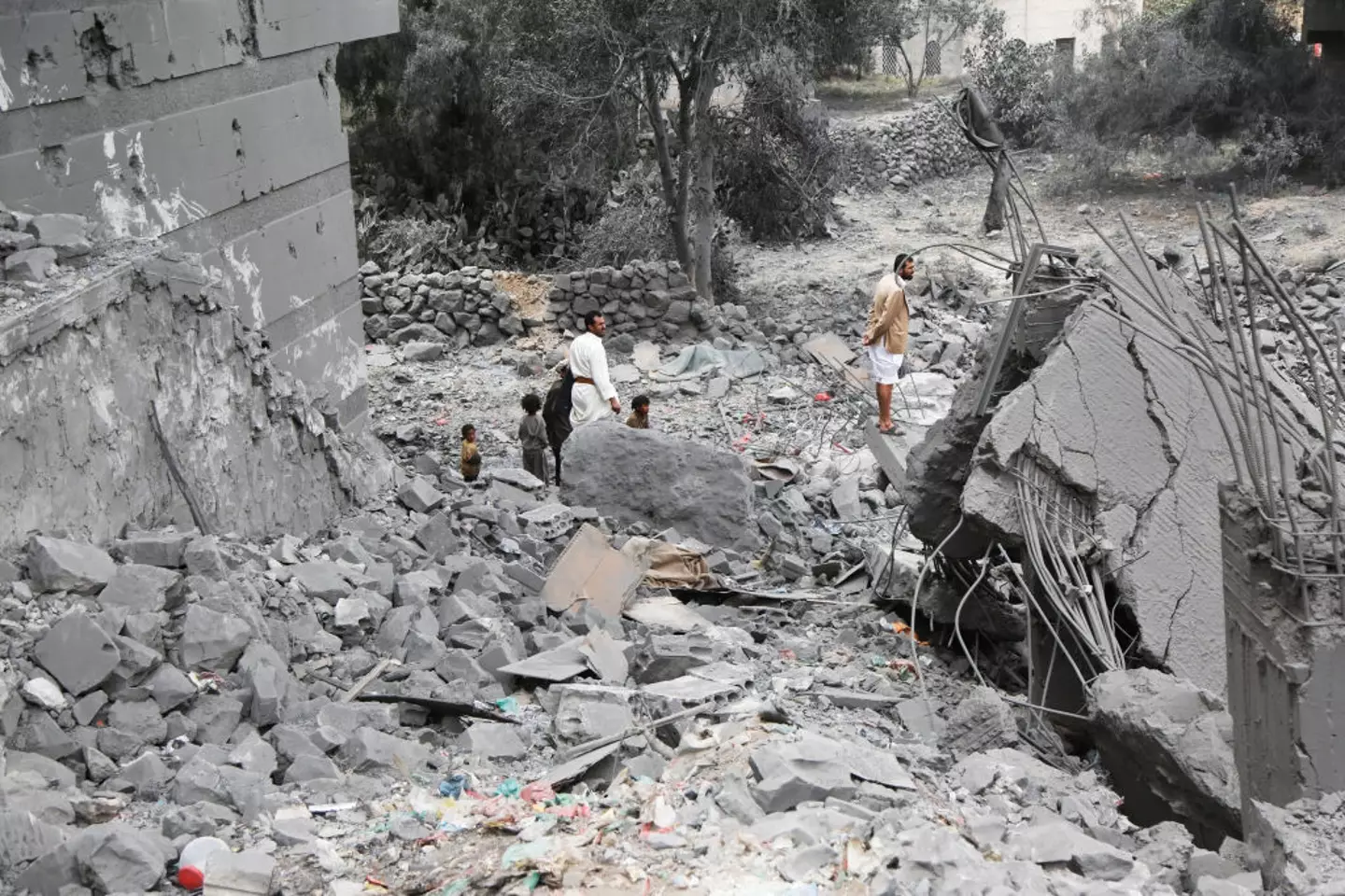 The government's plans were apparently leaked ahead of the airstrikes (Mohammed Hamoud / Contributor / Getty)