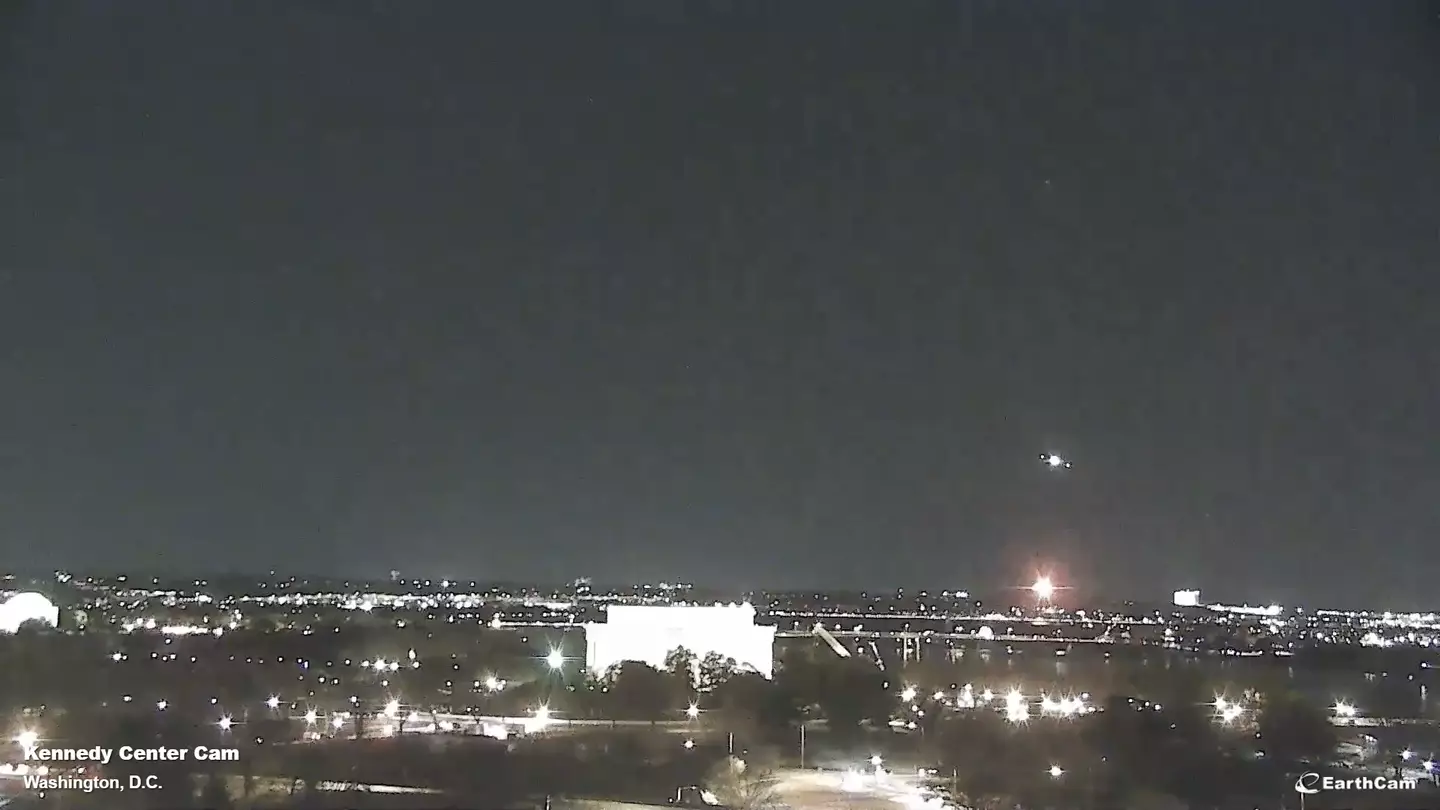 The US President has argued that the crash could have been prevented (YouTube/WKYC Channel 3/EarthCam)
