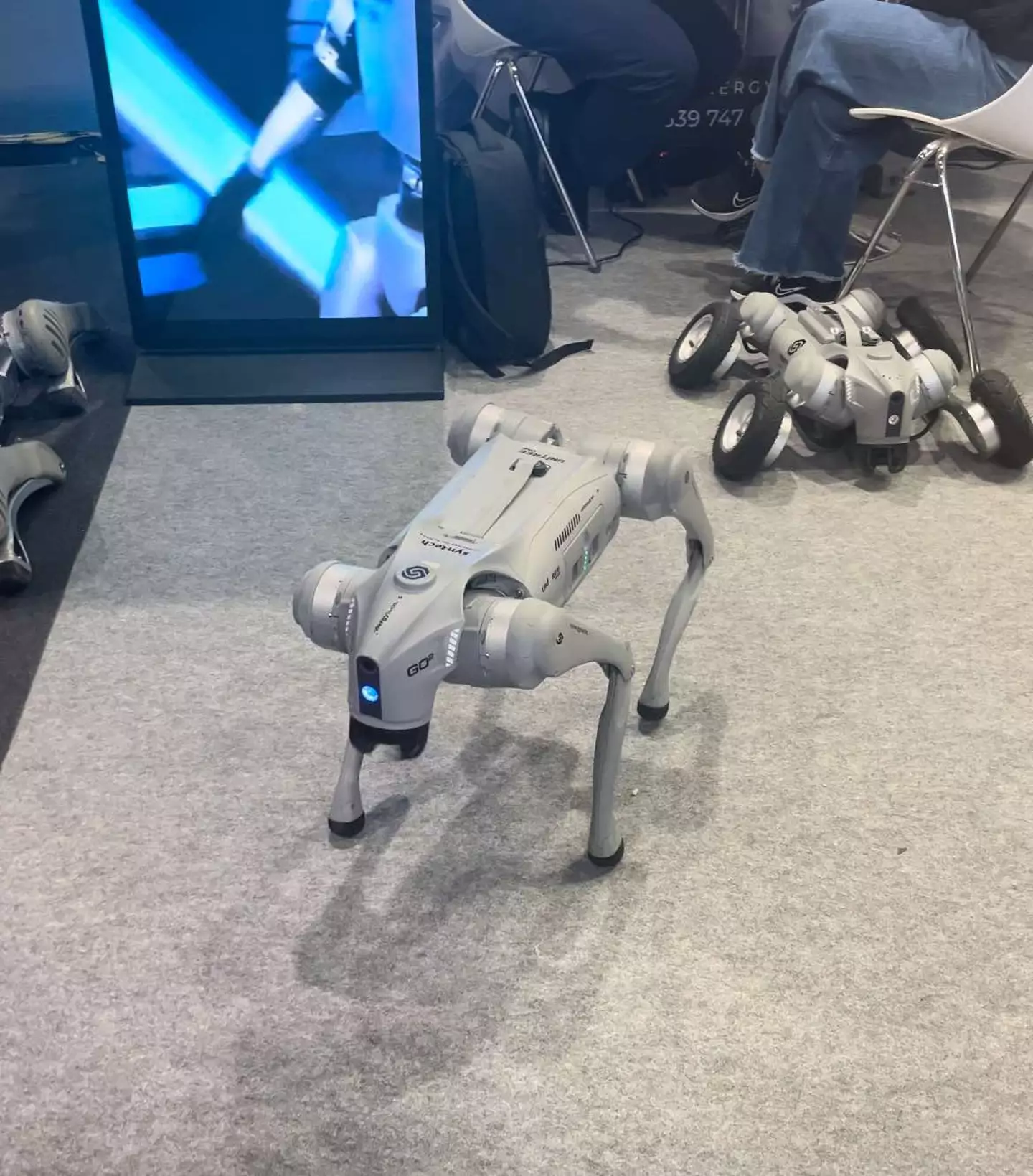 Unitree also showcased its dog robot (UNILAD Tech)