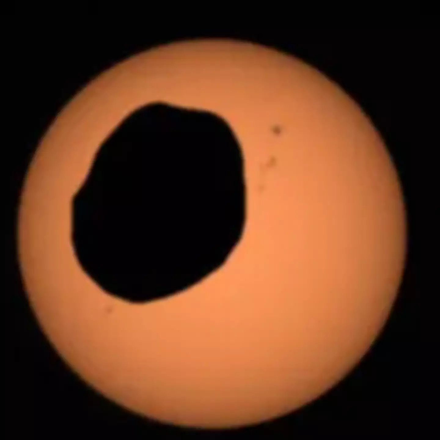 Incredible NASA footage reveals what the solar eclipse looks like on Mars