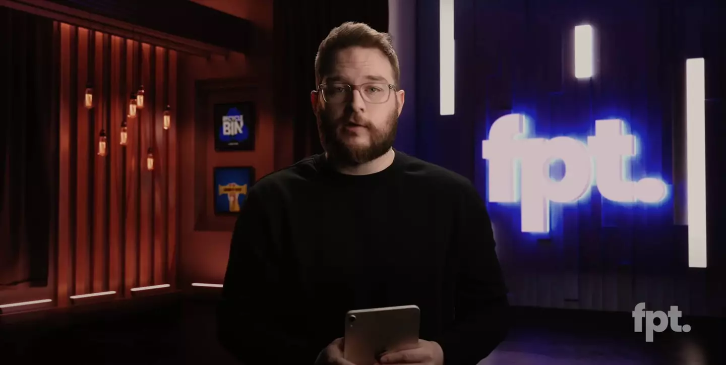 Prosser has since defended himself online (YouTube / fpt.)