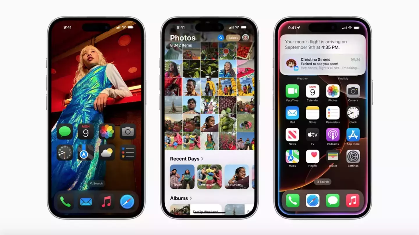 A new feature that comes with iOS 18 allows users to easily remove unwanted elements from their photos (Apple)