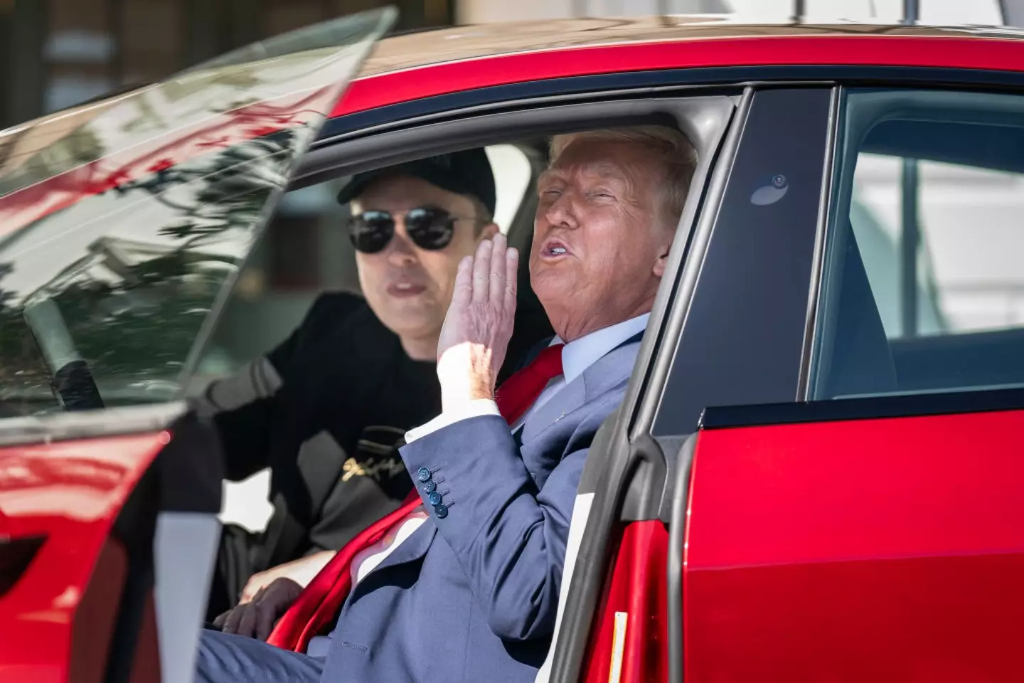 The POTUS won't be able to take his new Tesla for a spin (Andrew Harnik / Staff / Getty)
