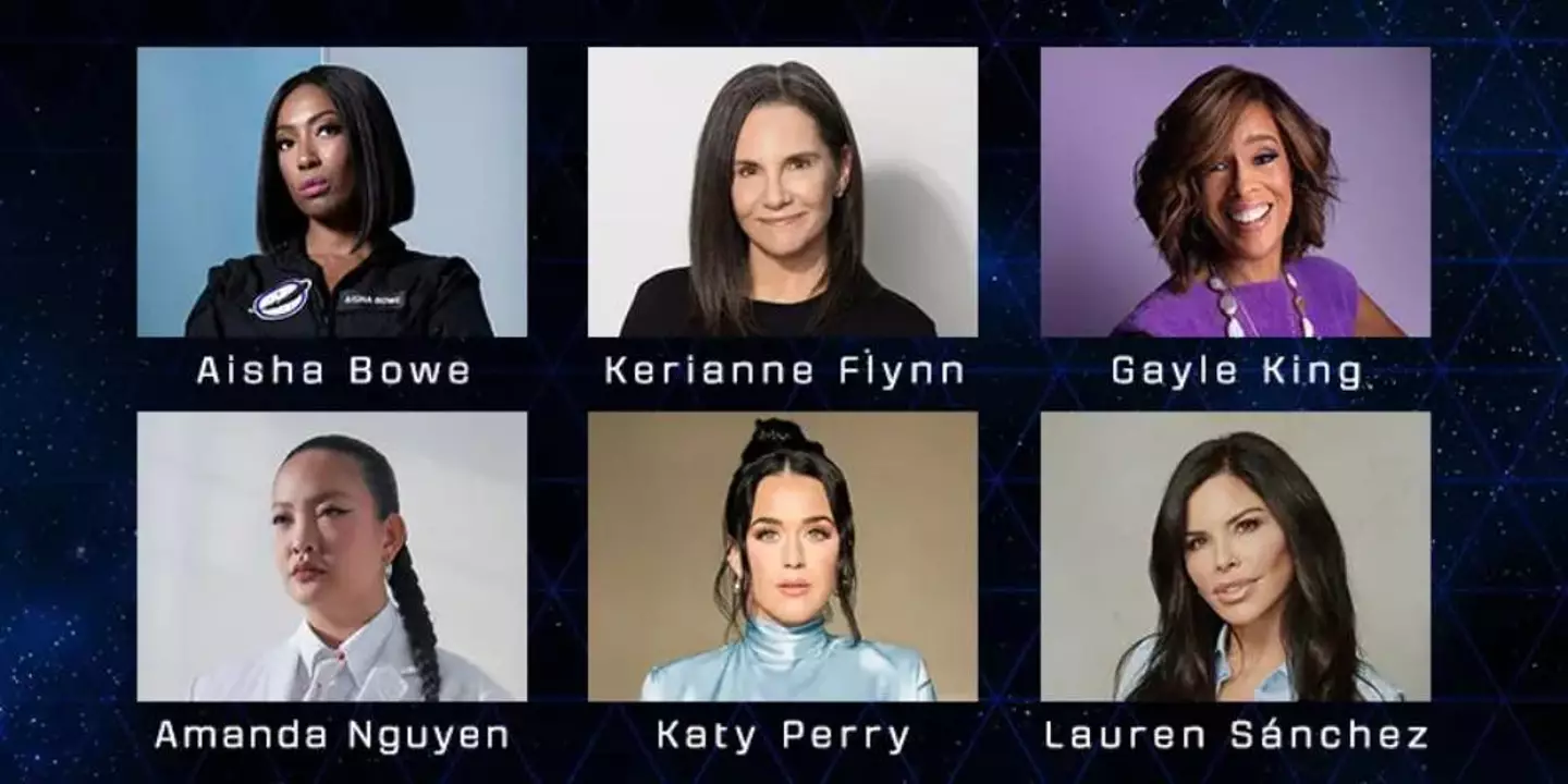 A galaxy of stars will board the Blue Origin craft (Blue Origin)
