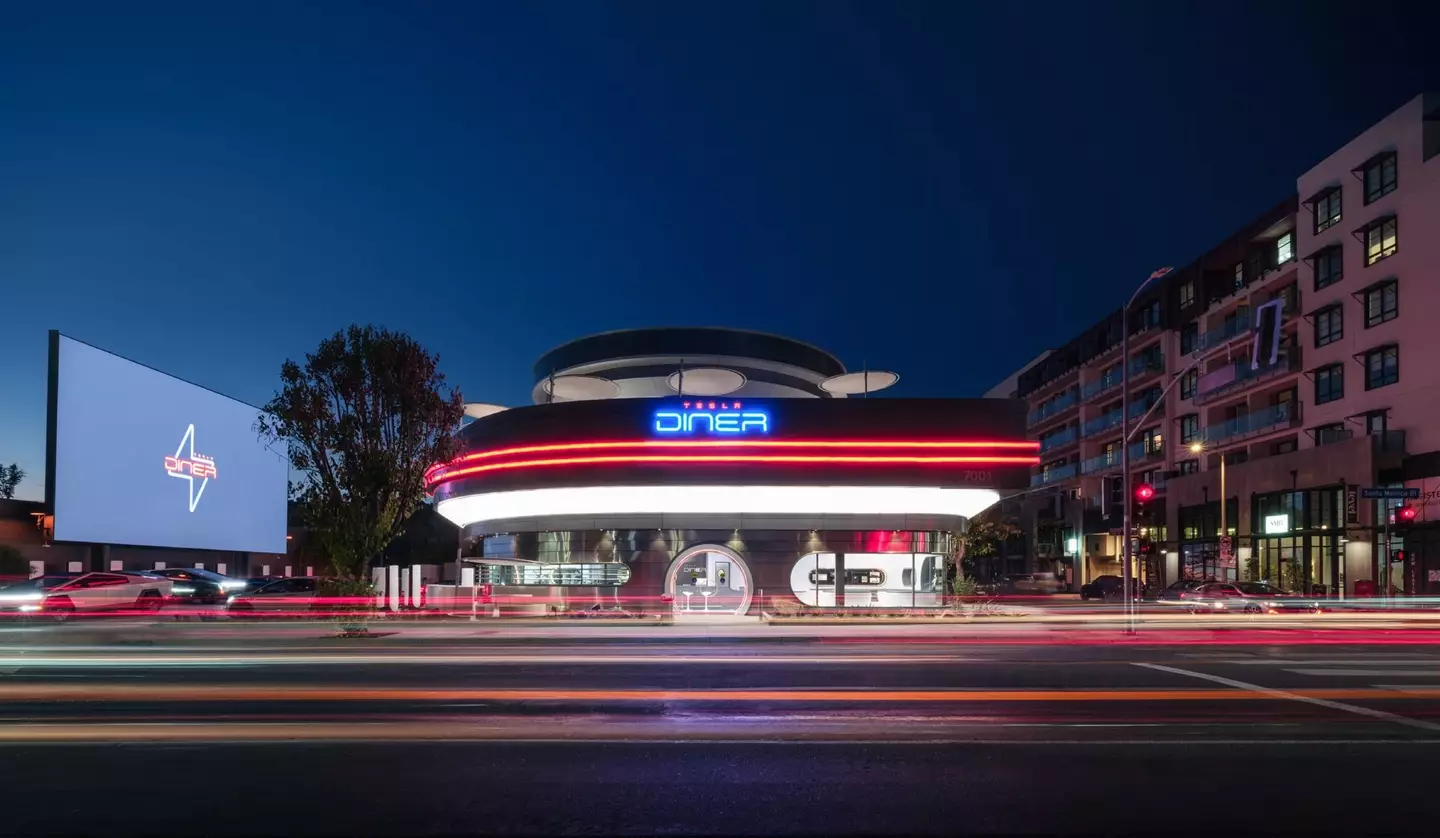 The Tesla Diner is already facing a revamp (Tesla)