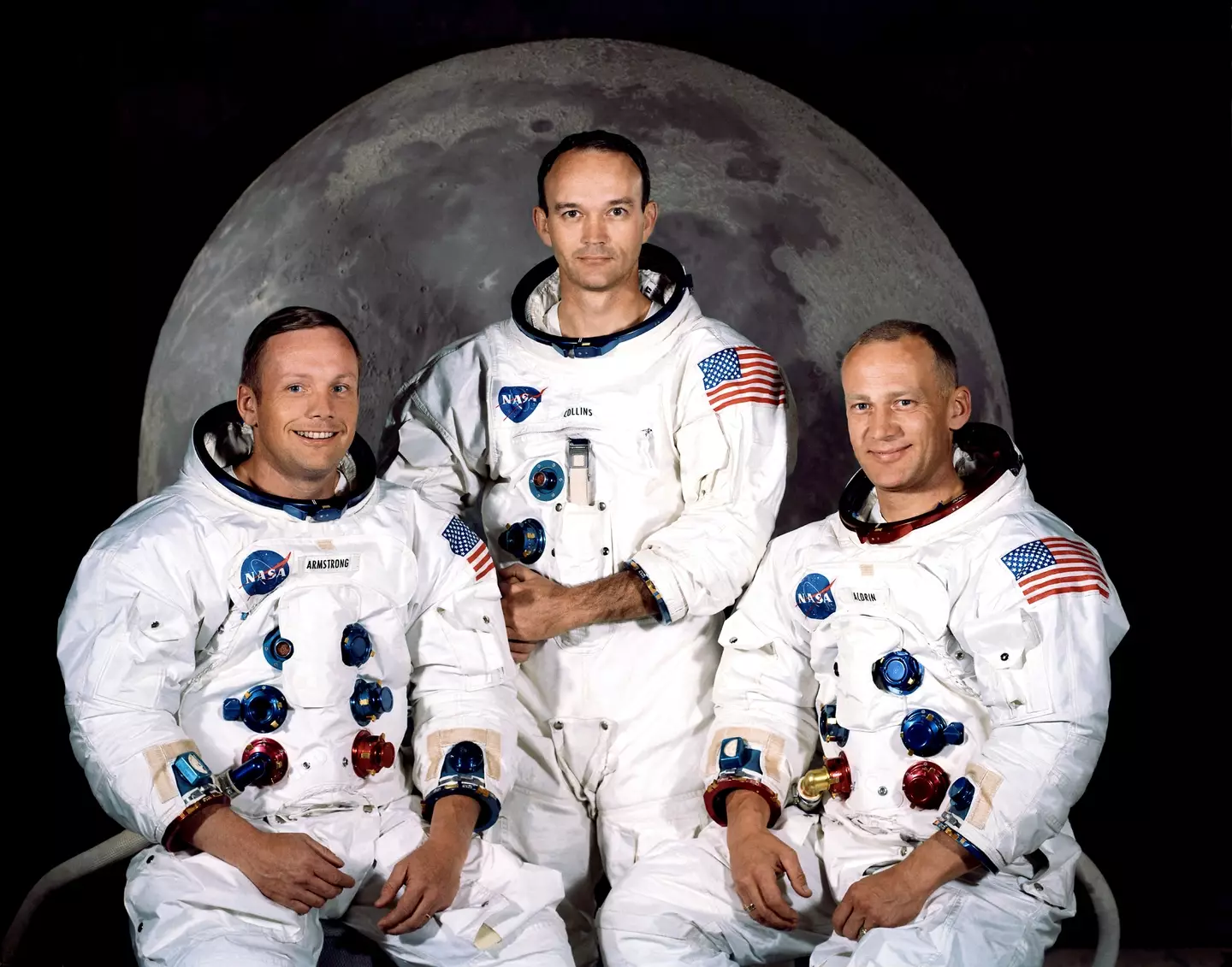 The Apollo 11 crew left the tributes on the moon before returning to Earth (HUM Images/Universal Images Group via Getty Images)