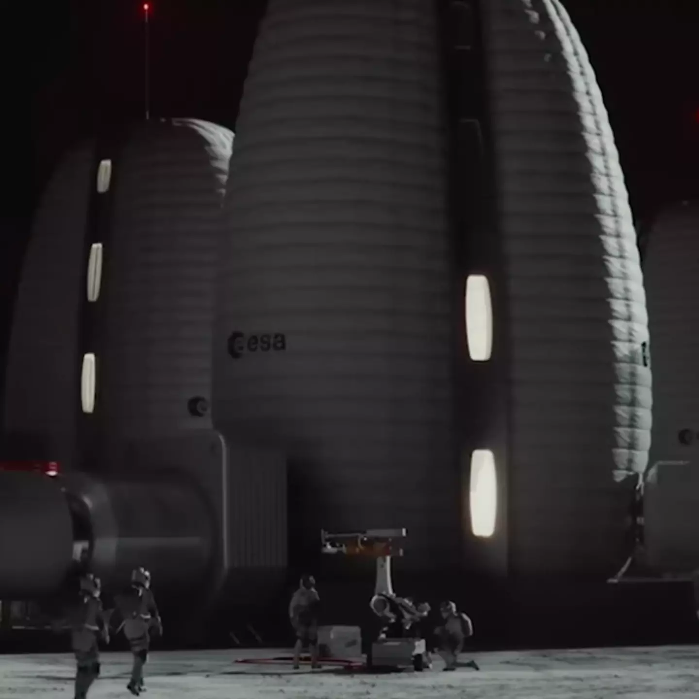 Crazy simulation shows what the Moon could look like with humans on it in 2075