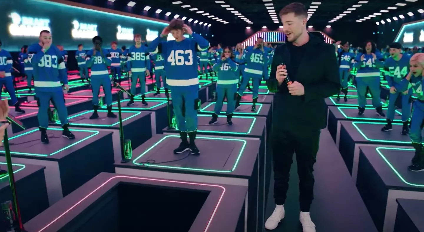 Beast Games has proved popular but continues to come under fire (Amazon Prime Video)