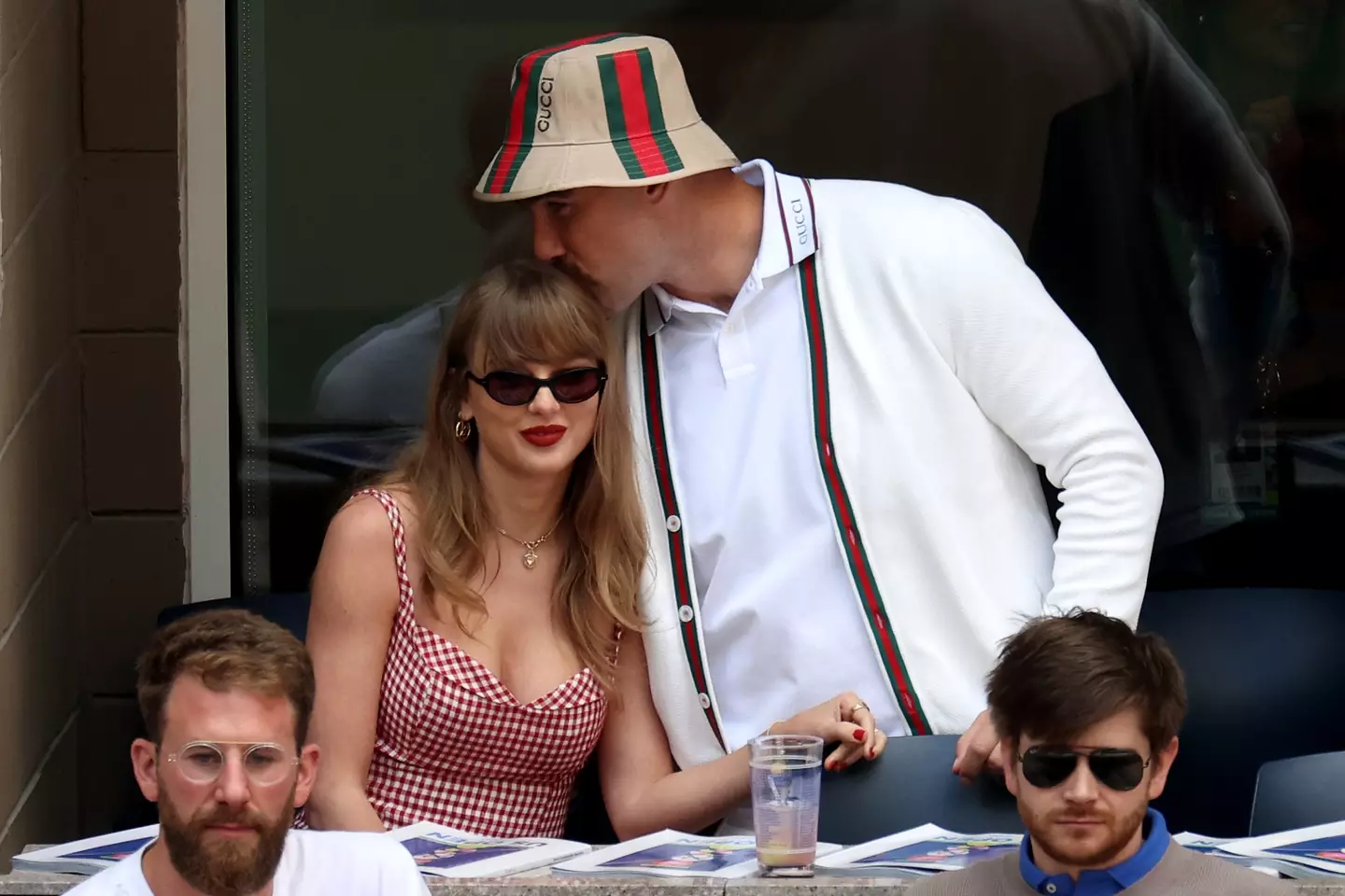 Unfortunately for Elon Musk, Taylor Swift appears to be in a happy relationship with boyfriend Travis Kelce (Jamie Squire / Staff / Getty)
