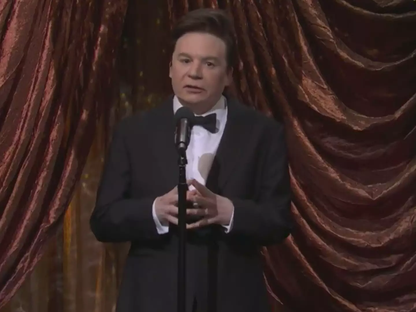 Myers' Musk impersonation had the crowd in heaps of laughter (LateNighter/X)